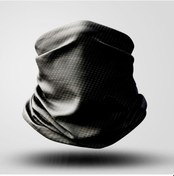 Resim Kamuflajs Motorcu Bandana Maske Outdoor Boyunluk Unisex Siyah 