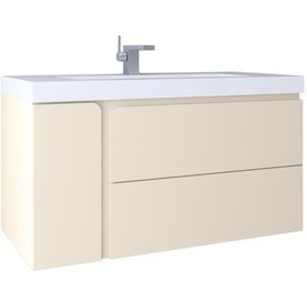 Resim Kobos Future 100 Cm Lavabo Dolabı Vanilla Grey Kb100030 Diğer 