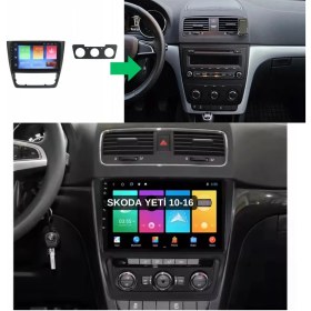 Resim Skoda Yeti Android Multimedya Sistemi 6-128 Myway 2010-2016 10" 