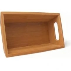 Resim Storemax Bambu Ekmek Sepeti 23X13X7CM, Bambu Ekmeklik, Bambu Ekmek Sunumluk 