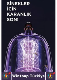 Resim Premium İç Dış Mekan Elektrikli Lamba Sivrisinek Kovucu Sineksavar Şarjlı Uv Sinek Öldürücü Mavi 
