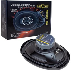 Resim LEONE HR-6935TW 1250 Watt 6 X 9 Kapaklı Çiftli Takım Oval Hoparlör 