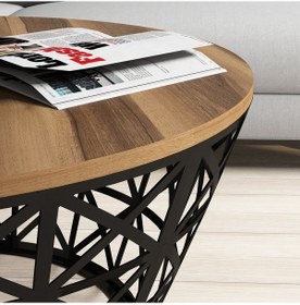 Resim Stil Metal Ferforje Orta Sehpa 