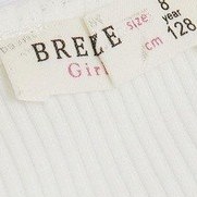 Resim Breeze Kız Çocuk Crop Tişört Göbek Dekolte Detaylı 8-14 Yaş, Ekru-ekru Ekru 