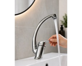Resim Modern Musluk Başlığı Su Tasarrufu Sağlayan ve Kolay Takılan Tasarım Midastech 