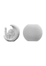 Resim Tahtakale Toptancı Silikon 3d Ay Hilal İçinde Cami Model Taş Tozu Kalıbı 