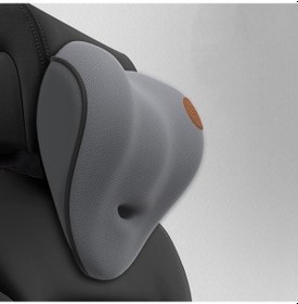 Resim Sr-21 Araba Bel Yastığı Kafalık Koltuk Hafızalı Köpük Aksesuarları, Stil: Sıradan Koltuk Başlığı Gri 