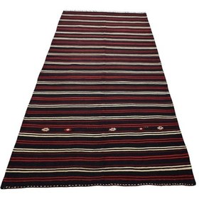 Resim Kilim Antik El Dokuma Yün Yağcıbedir Balıkesir Yörük Kilimi 0123 - Yeni - Çok Renkli 