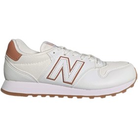 Resim New Balance 500 Kadın Beyaz Taba Sneaker Spor Ayakkabı 