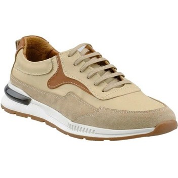 Morven Erkek Bej Turuncu Deri Bej Süet Moldova Taban Spor Ayakkabı