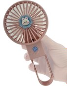 Resim Coverzone Şarjlı Taşınabilir Mini USB Fan Led Işıklı Masa Üstü 3 Kademeli Mini Vantilatör Soğutucu 11cm YS2269 