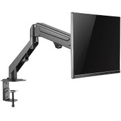 Resim TWISTED MINDS TM-25-C06 Gaz Amortisörlü Düz/Kavisli Ekran 17"-27" Max 6,5 Kg Tek Monitör Kolu 