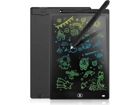 Resim LTG Nova 20 Inc Renkli LCD Grafik Dijital Kalemli Çizim Tableti Yazı Tahta Not Yazma Eğitim Tableti Siyah 