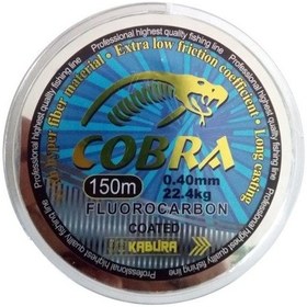 Resim Kabura Cobra Fluorocarbon Coated Soft Strong Misina 150 Mt (503624995) 