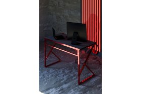 Resim Orlantha Antik Oyuncu Masası Bilgisayar Masası Ofis Masası Çalışma Masası 60x120 cm 