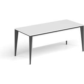 Resim Pierro Ofis Nepal Personel Ofis Takımı - 140cm / Beyaz - Füme 