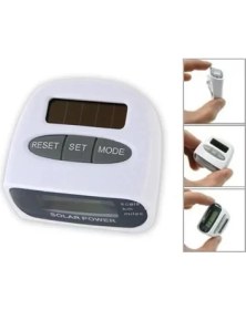 Resim Çerçici Güneş Enerjili Pedometre ve Kalori Ölçer Adımsayar 