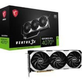 Resim MSI Msı GeForce RTX4070TI Ventus 12GB GDDR6X 192B DX12 PCIE 4.0 X16 (3XDP 1XHDMI) Ekran Kartı 