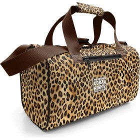 Resim Coral High Kahverengi Leopar Desenli Spor Çanta 27533 