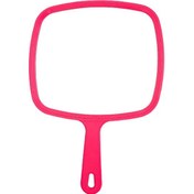 Resim Asma Delikli Kırmızı Büyük El Aynası Makyaj Aynası Diğer 