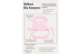 Resim Tp Buğz Pembe Bebek Silikon Diş Kaşıyıcı 
