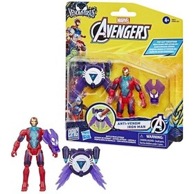 Resim Avn 4ın Fıg Super Gear Ast Antı-venom Iron Man Marvel 