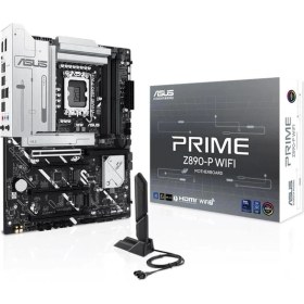 Resim Asus Prıme Z890-P Wıfı Ddr5 8666MT/S 1xhdmı 1xdp 1xusb Type-C 4xm.2 Atx 1851P (Intel Ultra Processors Serıes 2) 
