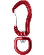 Resim Xiyyadms Alüminyum 7075 Kayar Çemberli Dağcı Kilidi, 440lb Dayanım, 360 Döner, Kemer/çanta/evcil Hayvan İçi, Kırmızı 