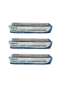 Resim Burpak Heavy Duty Ağır Hizmet Tipi Alüminyum Folyo 18 Mikron 3'lü 45 CM x 100 M 