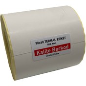 Resim 90X60 Termal Etiket Rulo Barkod Etiketi Kalite Barkod 