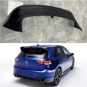 Resim Vw Golf 8 rline bagaj üstü spoiler pianonblack 2020+ 