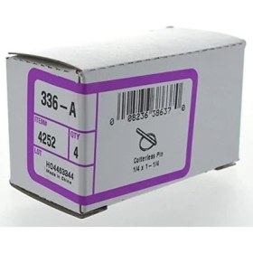 Resim 4252 Cotterless Bağlantı Pimleri (1/4" Halka Çapı x 1-1/4" Uzunluk), Gümüş 