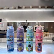 Resim 700ML Çocuklar İçin Uzay Temalı Spor Su Bardağı Pipetli, Sızdırmaz ve Taşınabilir - PC Malzeme, BPA İçermez, Okul, Açık Hava ve Seyahat İçin İdeal - Sevgililer Günü, Paskalya, Kadınlar Günü, Anneler Günü, Bağımsızlık Günü'nü Kutlayın 