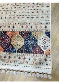 Resim Salerno Çamaşır Makinesinde Yıkanabilir Kilim Halı Hs1034 Çok Renkli 