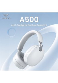 Resim Aula A500 Hybrid Kablosuz Bluetooth 5.4 Mikrofonlu Kulak Üstü Kulaklık 