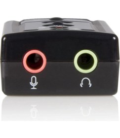 Resim Aogo USB Ses Kartı Virtual Sound Tak Kullan Kulaklık Mikrofon Çıkışı 7.1 Channel Harici Ses Kartı 