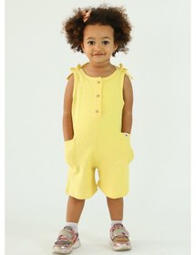 Resim Harika Kids Kız Çocuk Nakışlı Basic Tulum Çok Renkli 