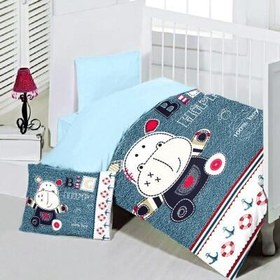 Resim Maxstyle Big Hippo Bebek Nevresim Takımı 