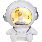 Resim Metabagua Yaratıcı Gece Lambası Astronot Para Kutusu Ez6z7e Beyaz 