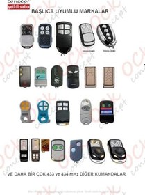 Resim Akıllı, Kopyalanabilir, Kepenk Kumandası, Panjur Kumandası, Otopark Kumandası, Bariyer Kumandası, Wicom UK-44 Kumanda (2 Adet) 