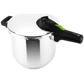 Resim Fagor Rapid Express 6 Litre Düdüklü Tencere Otomatik Gümüş - Siyah 