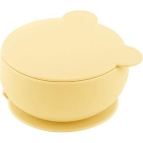 Resim Oioi Silikon Kapaklı Kase Mellow Yellow 
