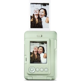 Resim Fujifilm Instax Mini LiPlay Matcha Yeşil Fotoğraf Makinesi 20'li Film ve Çanta Hediye Seti 