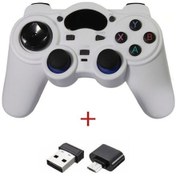 Resim Ankatek Vkemall Üreticisi Tvbox Tv Steam Pc360 Oyun Oyun Kumandası Kolu Kaynak Kablosuz Bilgisayar Beyaz Android 2.4g Tw 