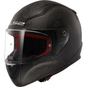 Resim Ls2 Rapıd Takaroa Mat Siyah Kask 