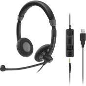 Resim Sennheiser SC 75 USB CTRL USB Kablolu UC Kulaklığı 