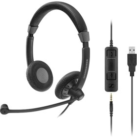 Resim Sennheiser SC 75 USB CTRL USB Kablolu UC Kulaklığı 