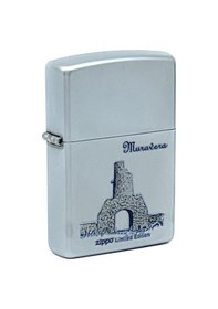 Resim Zippo Muravera Sardinya - Limited Edition Dizayn Çakmak Gri 