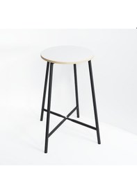 Resim Oval 2 Kişilik Yemek Masası Bar Masası Mutfak Beyaz 1527 