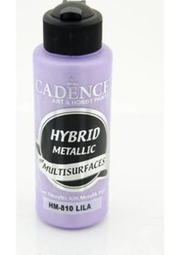 Resim Hybrid Multisurface Metalik Boya 120 ml. HM-810 LİLA 
